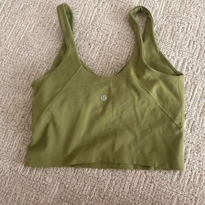 lululemon athletica Sage Green Crop Top